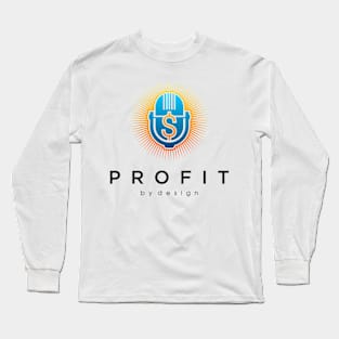 Profit by Design (White) Long Sleeve T-Shirt